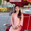 Áo dài cách tân Như Yên dáng suông xưa gấm lụa – Tiệm may sẵn AD90.220, lễ tết, giá chỉ 309.000 VNĐ 5
