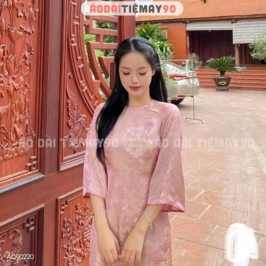 Áo dài cách tân Như Yên dáng suông xưa gấm lụa – Tiệm may sẵn AD90.220, lễ tết, giá chỉ 309.000 VNĐ 6 Áo dài cách tân Như Yên dáng suông xưa gấm lụa – Tiệm may sẵn AD90.220, lễ tết, giá chỉ 309.000 VNĐ 6