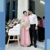 Áo Dài Cách Tân Nữ 2 Lớp 4 Tà Cổ Cao Tay Loe Dài Trẻ Trung - Cherry 345.000 2