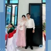 Áo Dài Cách Tân Nữ 2 Lớp 4 Tà Cổ Cao Tay Loe Dài Trẻ Trung - Cherry 345.000 3
