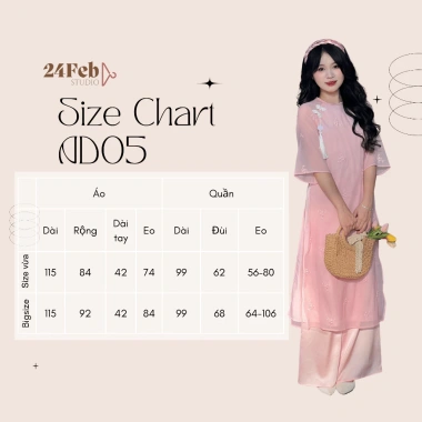 Áo dài cách tân nữ 4 tà vải tơ thêu cổ tròn nơ hoa, kèm quần lụa và bờm Lumi Studio AD05 - Giá 265.200₫