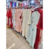 Áo dài cách tân nữ 4 tấc họa tiết kỳ lân, suông tay dài, loe rộng, màu xanh hồng be - Mặc Tết và Cưới cao cấp 420k 7