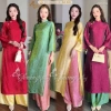 Áo dài cách tân nữ dáng suông lụa óng Tencel ADC753 - Thiết kế Tết 2.026, dự tiệc cưới, lễ đẹp, giảm giá 21% chỉ 315.952đ 8
