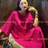 Áo dài cách tân nữ dáng suông tay lỡ, gấm tơ mềm mát - Đẹp cho đám cưới, hỏi lễ, tết 188.000đ 4
