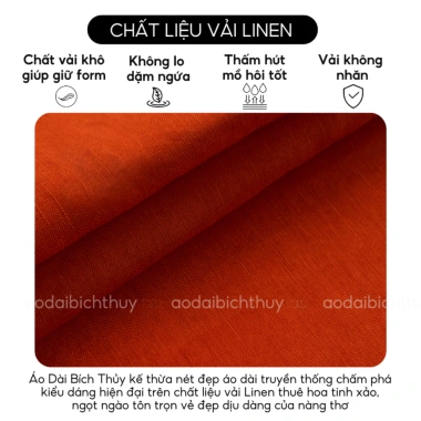 Áo Dài Cách Tân Nữ Dáng Xuông Tay Lỡ, Thêu Hoa Nổi Bật - Giá ưu đãi 429.000₫