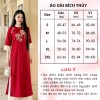 Áo Dài Cách Tân Nữ Dáng Xuông Tay Lỡ, Thêu Hoa Nổi Bật - Giá ưu đãi 429.000₫ 7