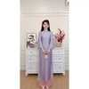 Áo Dài Cách Tân Nữ Màu Tím Tơ Hồng Ánh Hoàng Kim Trend Tết – Giá ưu đãi 239.800₫ 9