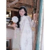 Áo dài cách tân suông Thanh lịch Tết Trung Thu - Tôn dáng, Giá chỉ 345.000₫ 7