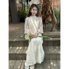 Áo dài cách tân suông Thanh lịch Tết Trung Thu - Tôn dáng, Giá chỉ 345.000₫ 10