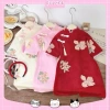 Áo dài cách tân và quần lụa xuông cho bé gái lễ tết - Set LT22 CBL70, giá ưu đãi 145.000đ, đồ trẻ em thời trang 5