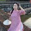 Áo dài cách tân Yến Phượng LAVIAN AD01 lông vũ 2 lớp 4 tà - Siêu nhẹ, giá chỉ 175.000đ cho Tết đi chùa 3