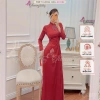 Áo dài cặp đôi nam nữ chữ Hỷ pha lê Chaang - May sẵn cưới cô dâu chú rể đẹp ADC694 10