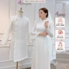 Áo dài cặp đôi nam nữ tay vai bồng ngọc Chaang – Đơn giản, cho đám cưới, lễ tết 3