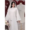 Áo dài cặp thệ chim đính kết thủ công tỉ mỉ, giá 500k giảm mạnh, sang trọng tinh tế 2