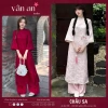 Áo Dài CHÂU SA VÂN AN TẾT 2.026 Dáng Suông Tay Lỡ Hai Tà Gấm Hoa Cao Cấp - Giá 318.999