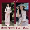 Áo Dài CHÂU SA VÂN AN TẾT 2.026 Dáng Suông Tay Lỡ Hai Tà Gấm Hoa Cao Cấp - Giá 318.999 7