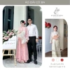 Áo Dài Cô Ba Dáng Suông Uyển Nhi, Gấm Kim Tuyến 2 Lớp 4 Tà, Cao Cấp, Mặc Dạm Ngõ - Sự Kiện Trang Trọng 369k