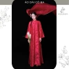Áo Dài Cô Ba Dáng Suông Uyển Nhi, Gấm Kim Tuyến 2 Lớp 4 Tà, Cao Cấp, Mặc Dạm Ngõ - Sự Kiện Trang Trọng 369k 7