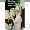Áo Dài Cô Ba Dáng Suông Uyển Nhi, Gấm Kim Tuyến 2 Lớp 4 Tà, Cao Cấp, Mặc Dạm Ngõ - Sự Kiện Trang Trọng 369k 10
