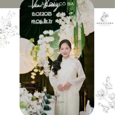 Áo Dài Cô Ba Dáng Suông Uyển Nhi, Gấm Kim Tuyến 2 Lớp 4 Tà, Cao Cấp, Mặc Dạm Ngõ - Sự Kiện Trang Trọng 369k 10 Áo Dài Cô Ba Dáng Suông Uyển Nhi, Gấm Kim Tuyến 2 Lớp 4 Tà, Cao Cấp, Mặc Dạm Ngõ - Sự Kiện Trang Trọng 369k 10