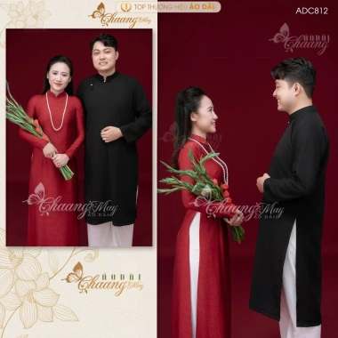 Áo dài cô dâu & chú rể cặp đôi cổ phục cưới Việt CHAANG – May sẵn, đẹp đầm cho đám hỏi, lễ tết, giảm giá 390.506₫