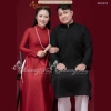 Áo dài cô dâu & chú rể cặp đôi cổ phục cưới Việt CHAANG – May sẵn, đẹp đầm cho đám hỏi, lễ tết, giảm giá 390.506₫ 6