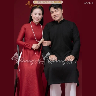 Áo dài cô dâu & chú rể cặp đôi cổ phục cưới Việt CHAANG – May sẵn, đẹp đầm cho đám hỏi, lễ tết, giảm giá 390.506₫