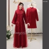Áo dài cô dâu và chú rể cưới lụa thọ tơ tằm Việt ADC689 – May sẵn, tiệc Tết 7