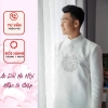 Áo dài cưới đỏ trắng cặp song hỷ May Mắn - Giá chỉ 360.000đ | Áo Dài Hà Nội 8