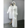 Áo dài cưới hoa trà trắng cặp đôi - Thiết kế cho cô dâu & chú rể, giá ưu đãi 675k 3