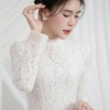 Áo dài cưới Ren Trắng cao lụa cao cấp, cô dâu dạm ngõ, cặp đôi - giá 765.000 5