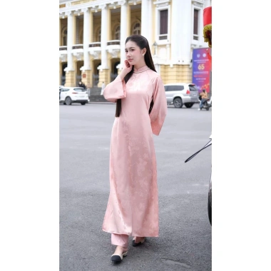 Áo Dài Dáng Ôm Kim Phượng Tay Dài Loè Tết, Ăn Hỏi, Ăn Cươi 338.000 VND 3 Áo Dài Dáng Ôm Kim Phượng Tay Dài Loè Tết, Ăn Hỏi, Ăn Cươi 338.000 VND 3