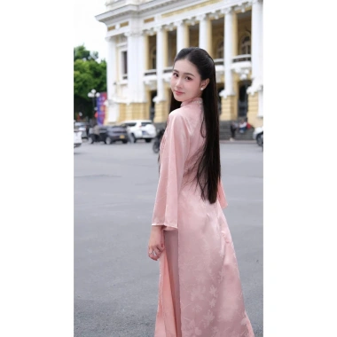 Áo Dài Dáng Ôm Kim Phượng Tay Dài Loè Tết, Ăn Hỏi, Ăn Cươi 338.000 VND