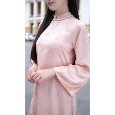 Áo Dài Dáng Ôm Kim Phượng Tay Dài Loè Tết, Ăn Hỏi, Ăn Cươi 338.000 VND