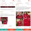 Áo dài dâu rể Bảo Ngọc đính chữ hỷ, hoa đỏ cao cấp, áo dài song hỷ mới sang trọng - giảm giá 569k (giá gốc 716.940đ) 9