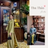 Áo Dài Diễm Châu Cách Tân Cổ Tròn Dáng Xuông Dài - May Sẵn Cao Cấp Giá 328.500₫
