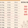 Áo dài đôi mẹ và bé Tết vải tơ tằm 4 tà - Đồ Tết sang trọng, thiết kế tinh tế, giá chỉ 698k, hàng loại 1 3
