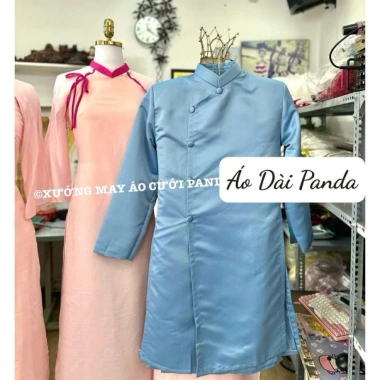 Áo dài đôi nam nữ tafta voan tơ hoa xanh bê, size bigsize 4XL, thích hợp tiệc cưới giảm giá 20% 7 Áo dài đôi nam nữ tafta voan tơ hoa xanh bê, size bigsize 4XL, thích hợp tiệc cưới giảm giá 20% 7