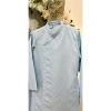 Áo dài đôi nam nữ tafta voan tơ hoa xanh bê, size bigsize 4XL, thích hợp tiệc cưới giảm giá 20% 10