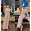 Áo dài gấm hoa dáng xuông màu hồng trẻ trung, truyền thống giá ưu đãi 300k cho Tết 3