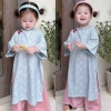 Áo Dài Gấm Hoa Tết Bé HCX – Thiết Kế Sang Trọng, Giá Ưu Đãi 223k 2