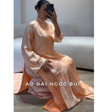 Áo dài gấm mềm mát ngày Tết mẫu mới 4 tà - Giá chỉ 422.400₫, giảm tới 18%