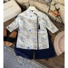 Áo dài gấm thanh mã bé trai - Thiết kế Tết, lót mềm không ngứa, giảm giá 170.000₫