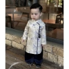 Áo dài gấm thanh mã bé trai - Thiết kế Tết, lót mềm không ngứa, giảm giá 170.000₫ 4