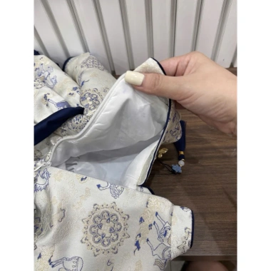 Áo dài gấm thanh mã bé trai - Thiết kế Tết, lót mềm không ngứa, giảm giá 170.000₫
