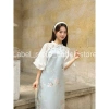 Áo dài gấm thêu tay hai lớp đính nơ ngực Thanh Điệp - Giá giảm còn 318.000₫ 5