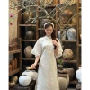 Áo dài gấm thêu tay hai lớp đính nơ ngực Thanh Điệp - Giá giảm còn 318.000₫ 9