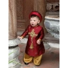 Áo Dài Gấm Thêu Tết Cao Cấp cho Bé Trai AODAI08 giảm giá 369k tặng khăn xếp 6