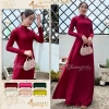 Áo dài gấm tơ đỏ đô Chaang may sẵn, truyền thống trẻ trung, áo dài cô giáo đẹp cho tiệc cưới, lễ tết - ADC731