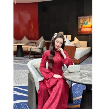 Áo Dài Gấm Trúc Đào và Quần Lụa Cao Cấp Nữ Truyền Thống Đính Charm Tết 2.006 Giá 425.000 VND Yuripropmax 7 Áo Dài Gấm Trúc Đào và Quần Lụa Cao Cấp Nữ Truyền Thống Đính Charm Tết 2.006 Giá 425.000 VND Yuripropmax 7